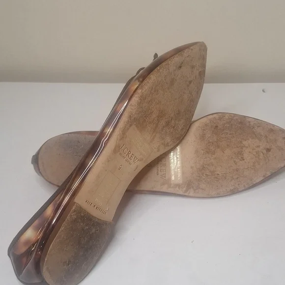 J. Crew Gemma tortoise flats Size 9 - Picture 12 of 12